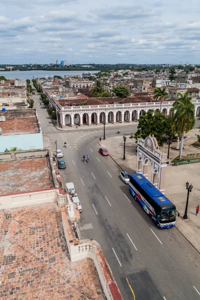 Cienfuegos Cuba Февраля 2016 Года Вид Площадь Парке Хосе Марти — стоковое фото