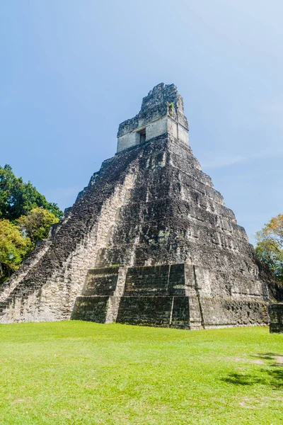 Temple Archaeological Site Tikal Guatemala — Stock Photo, Image