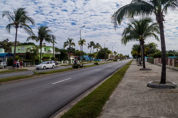 Cienfuegos Kuba Februari 2016 Visa Calle Street Cienfuegos Kuba — Stockfoto