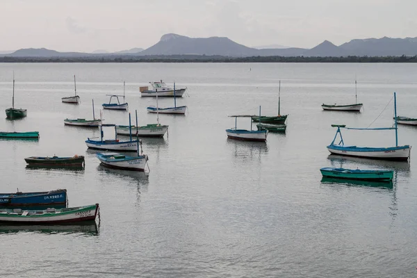 Gibara Cuba Ene 2016 Barcos Puerto Gibara Cuba — Foto de Stock