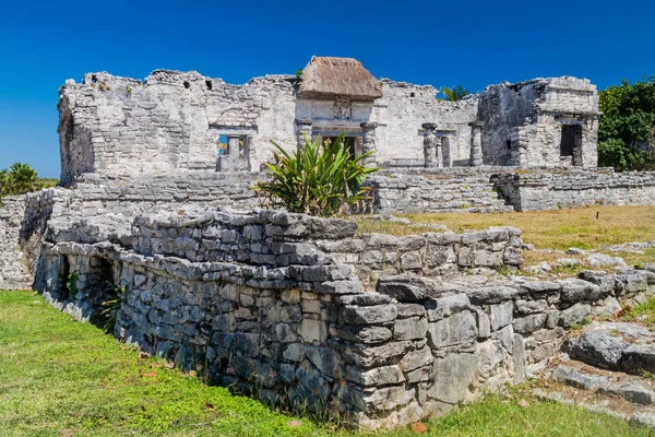 Harabeleri Antik Maya Kentin Tulum Meksika — Stok fotoğraf