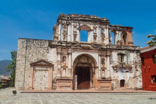 Ruins Church Convent Society Jesus Antigua Guatemala City — Stock Photo, Image