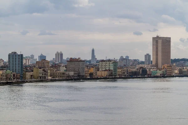 Skyline Dell Avana Cuba Sullo Sfondo — Foto Stock