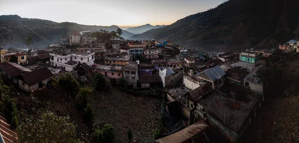 Panorama San Mateo Ixtatan Town, Guatemala