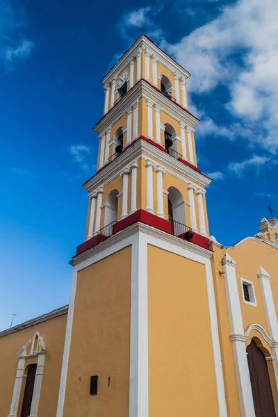 San Juan Bautista Wieża Kościoła Remedios Kuba — Zdjęcie stockowe