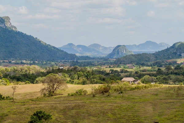 Widok Dolinę Guasasa Pobliżu Vinales Kuba — Zdjęcie stockowe