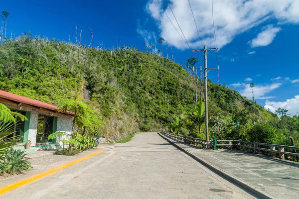 Strasse Nach Gran Piedra Großer Felsen Sierra Maestra Der Nähe — Stockfoto