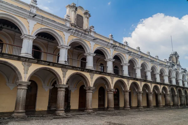 Паласіо Лос Capitanes Generales Палац Капітани Загальні Антигуа Гватемала — стокове фото