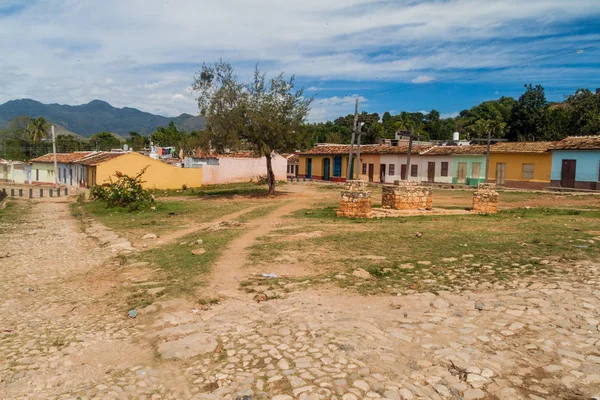 Praça Las Tres Cruces Centro Trinidad Cuba — Fotografia de Stock