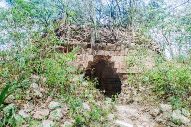 Antik Maya şehir Uxmal, Meksika kalıntıları