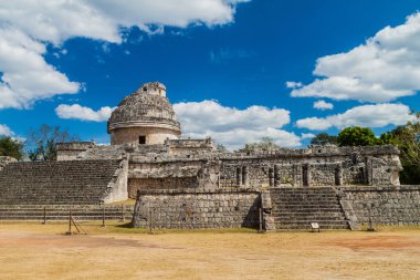 El Caracol, antik Maya şehri Chichen Itza, Meksika Gözlemevi