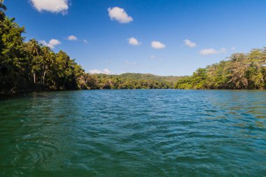 Baracoa, Küba yakınındaki Rio Toa Nehri'nin ağzında