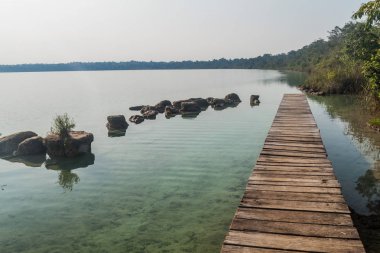 Laguna Lachua lake, Guatemala clipart
