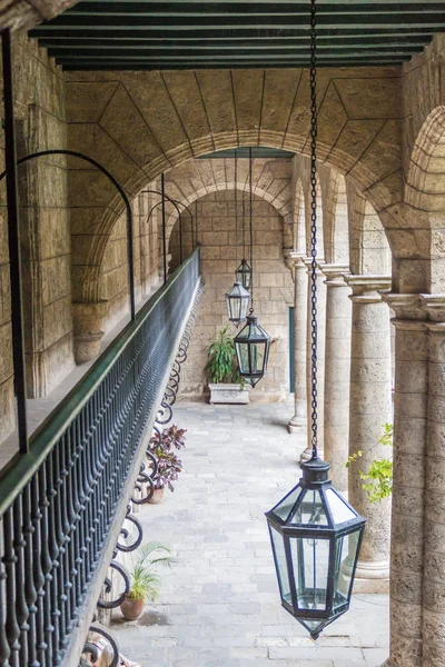 Torbogen Des Palacio Los Capitanes Generales Sich Das Stadtmuseum Befindet — Stockfoto