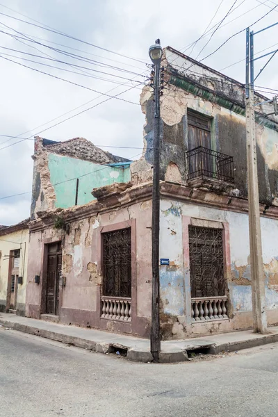 Stark Heruntergekommenes Haus Matanzas Kuba — Stockfoto