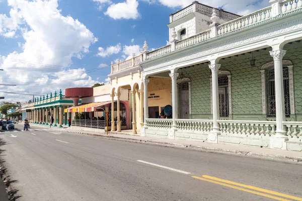 Las Tunas Cuba Ene 2016 Edificios Antiguos Centro Las Tunas — Foto de Stock