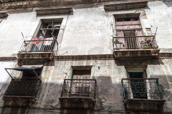 Edificio Habana Vieja Cuba — Foto de Stock