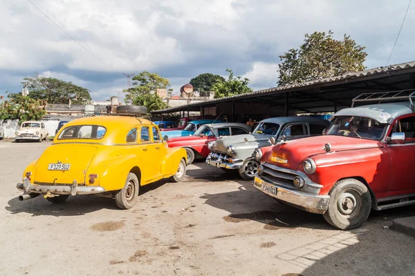 Santa Clara Cuba Februari 2016 Vintage Auto Fungeren Als Gedeelde — Stockfoto