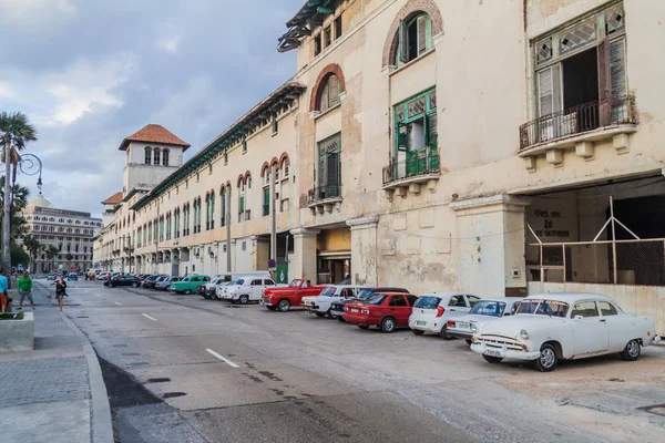 Havana Cuba Feb 2016 Bouwen Van Een Port Havana Vieja — Stockfoto