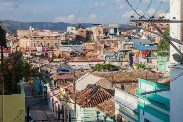 Vista Santiago Cuba Fondo — Foto de Stock