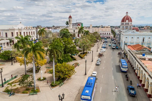 Cienfuegos Cuba Febrero 2016 Plaza Parque José Martí Cienfuegos Cuba — Foto de Stock