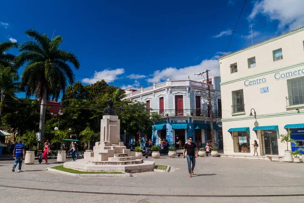 Камагуей Куби Січня 2016 Перегляд Plaza Maceo Площі Камагуей Середині — стокове фото