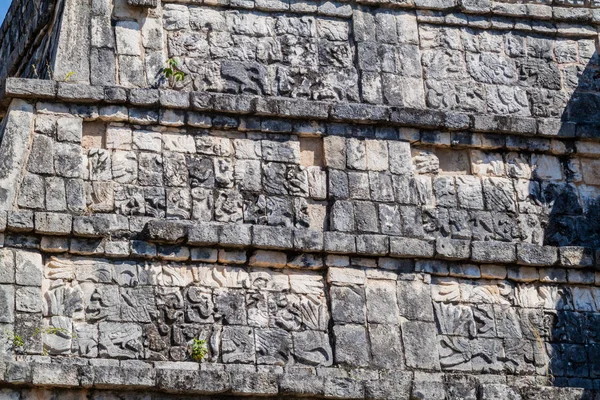 Ruiner Den Mayan Arkeologiska Platsen Chichen Itza Mexiko — Stockfoto