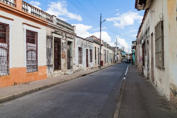 Dilipitatedl Häuser Zentrum Von Camaguey Kuba — Stockfoto