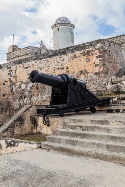 Cannon Castillo Jagua Castle Cuba — Stock Photo, Image