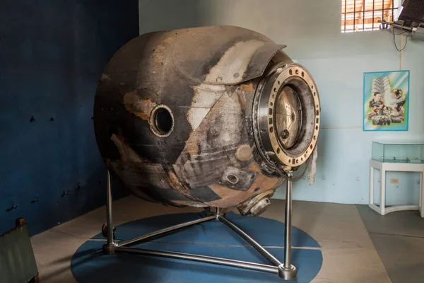 Guantanamo Cuba Feb 2016 Soyuz Spacecraft Displayed Provincial Museum Guantanamo — Stock Photo, Image