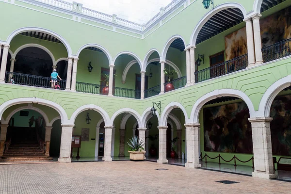 Merida México Feb 2016 Patio Interior Del Palacio Gobierno Mérida — Foto de Stock