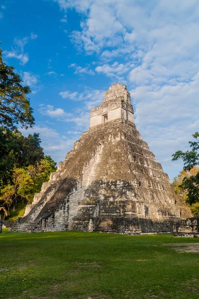 Tempio Presso Sito Archeologico Tikal Guatemala — Foto Stock