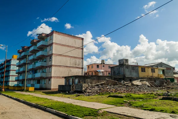 Edifícios Blocos Concreto Guantánamo Cuba — Fotografia de Stock