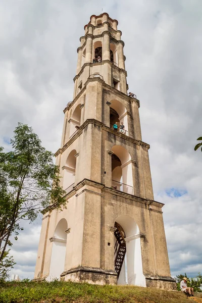 Iznaga Cuba Feb 2016 Torre Manaca Iznaga Vale Valle Los — Fotografia de Stock
