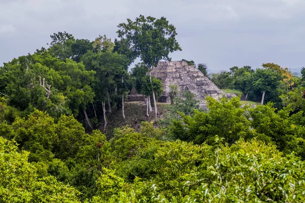 Északi Akropoliszban Régészeti Lelőhely Yaxha Guatemala Romjai — Stock Fotó