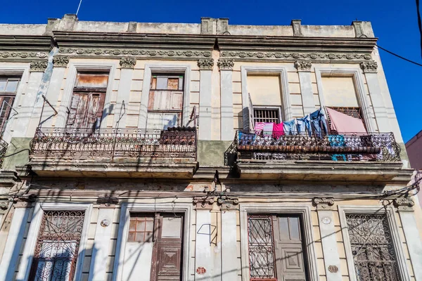 Casa Dilapidada Habana Centro Habana Cub — Foto de Stock