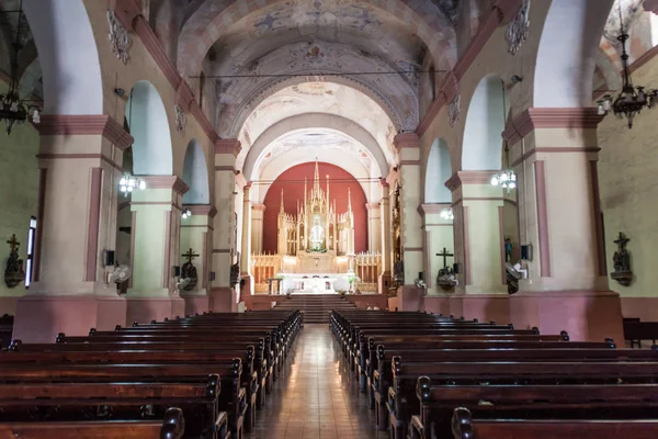 Camaguey Kuba Jan 2016 Wnętrze Kościoła Iglesia Nuestra Senora Merced — Zdjęcie stockowe