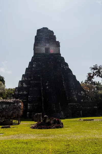 在考古学站点蒂卡尔 危地马拉 — 图库照片