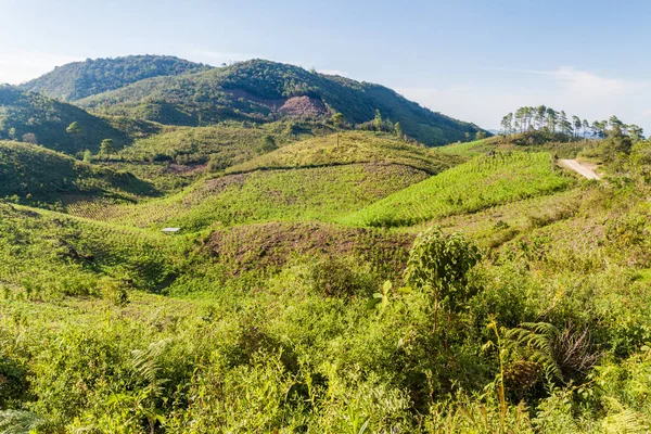 グアテマラの Yalambojoch 村付近の風景します — ストック写真