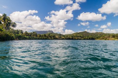 Baracoa, Küba yakınındaki Rio Toa Nehri'nin ağzında