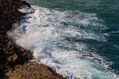 Baracoa, Küba'da kıyısında arka plan