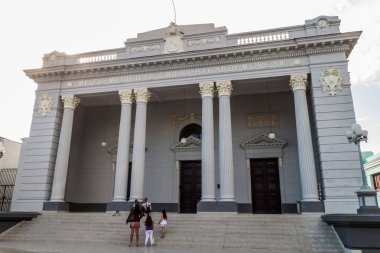 Santiago De Cuba, Cuba - 31 Ocak 2016: Belediye Müzesi Emilio Bacardi Santiago de Cuba, Küba