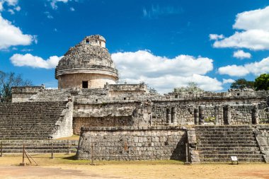 El Caracol, antik Maya şehri Chichen Itza, Meksika Gözlemevi