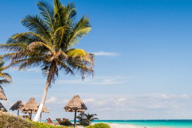 Tulum, Meksika için mükemmel Caribbean beach