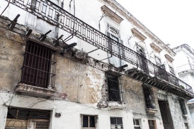 Dökük Habana Vieja mahalle, Havana, Küba