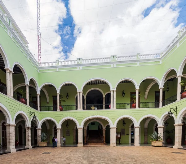 Chichen Itza México Feb 2016 Patio Interior Del Palacio Gobierno —  Fotos de Stock