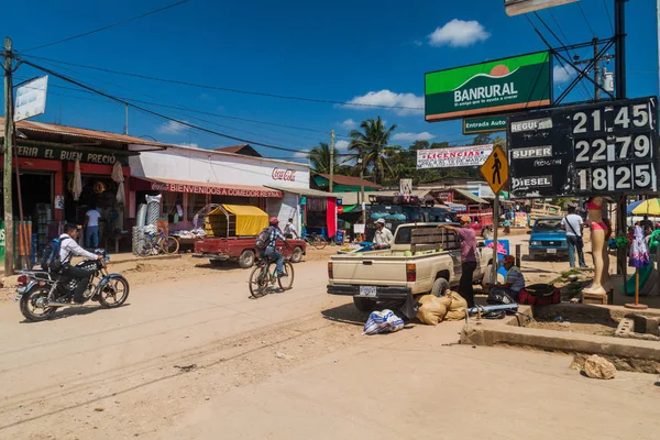 Raxruha Gwatemala Marca 2016 Widok Miasto Centrum Raxruha — Zdjęcie stockowe