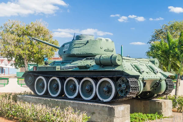 Playa Giron Cuba Feb 2016 Tanque Rmuseum Dedicado Fracassada Invasão — Fotografia de Stock