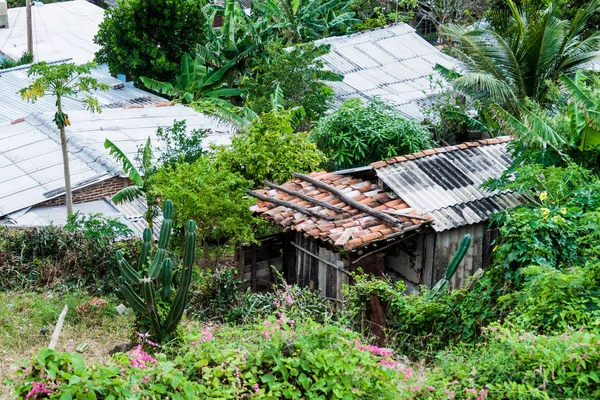 Pequenas Casas Guantánamo Cuba — Fotografia de Stock