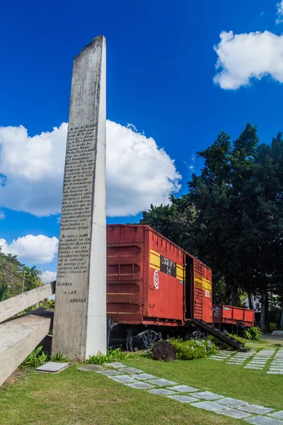 Santa Clara Cuba Feb 2016 Monumento Descarrilamiento Del Tren Blindado — Foto de Stock